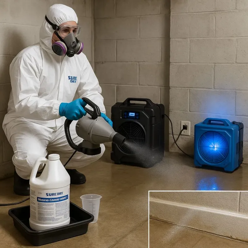 Sanitization and Odor Removal process in Martin County, NC