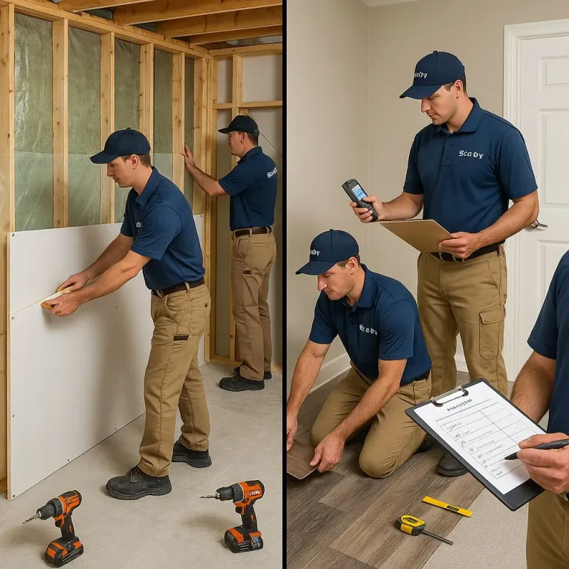 Repairs and Reconstruction process in Martin County, NC